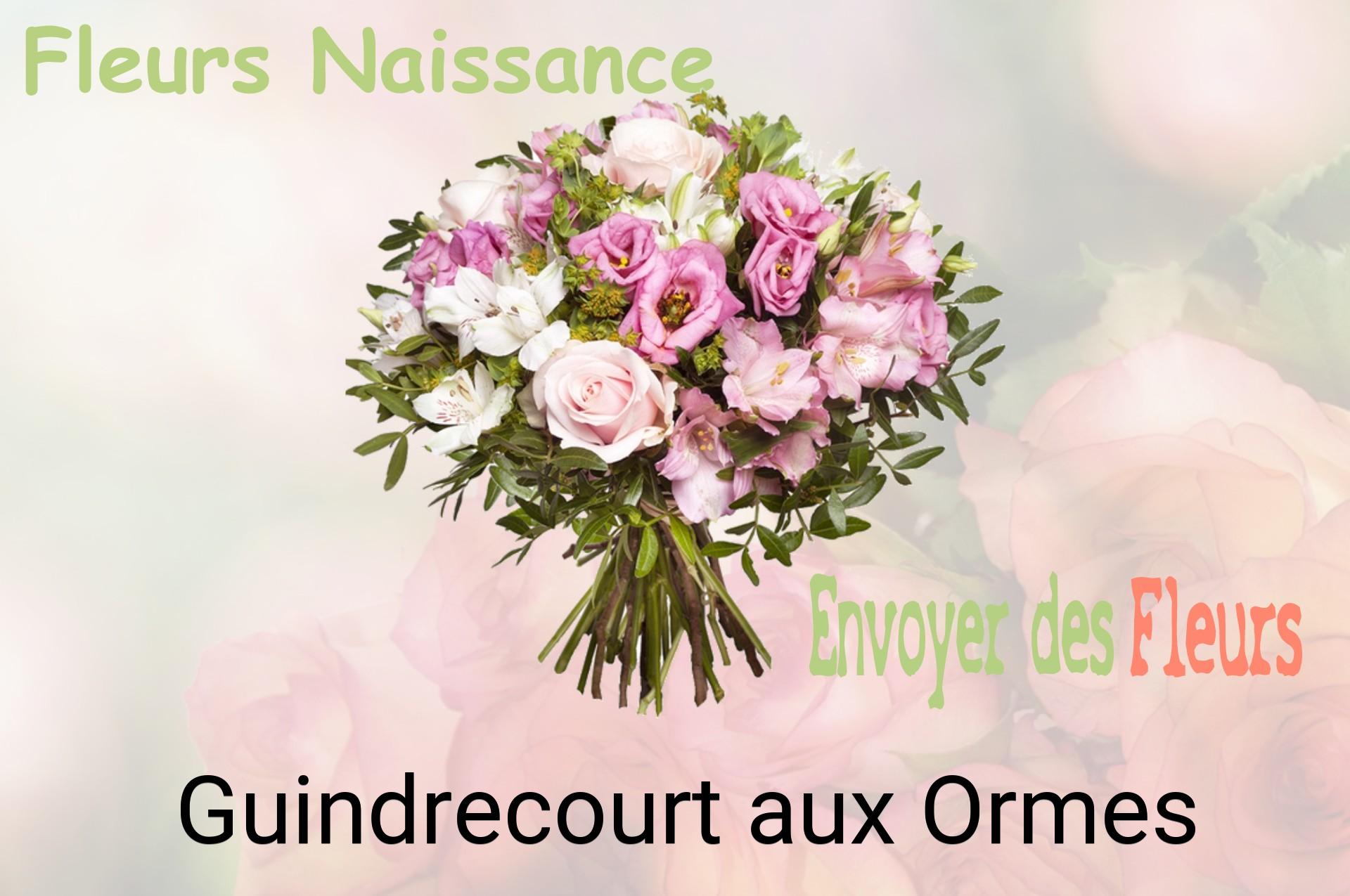 Bouquet de fleurs de naissance livré à Guindrecourt-aux-Ormes