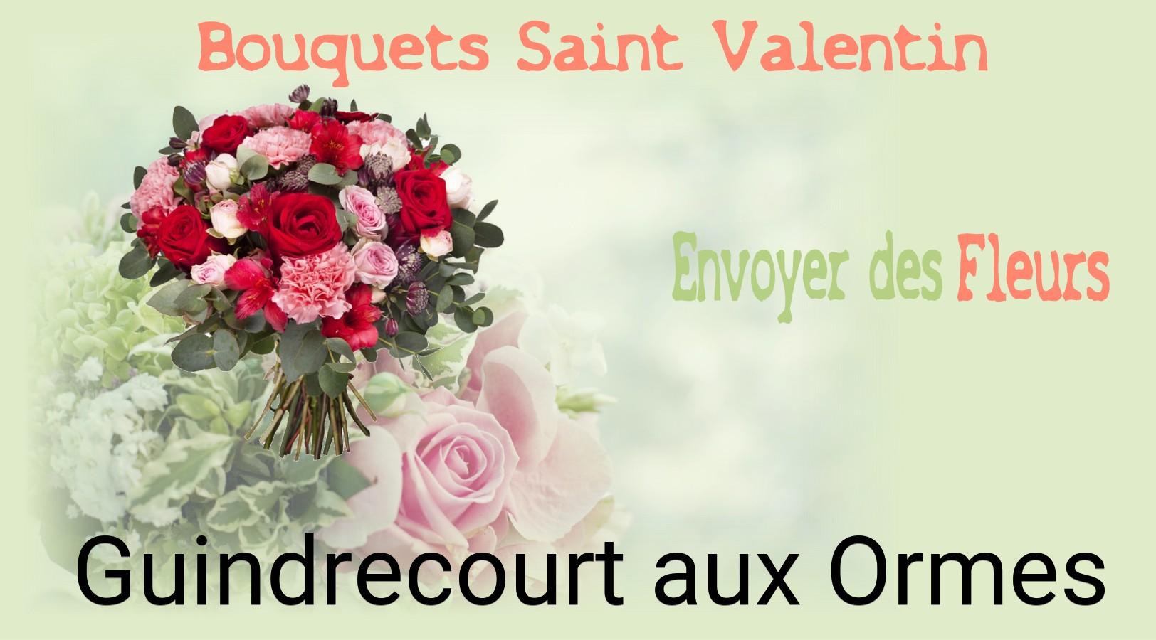 Roses de Saint-Valentin livrées à Guindrecourt-aux-Ormes